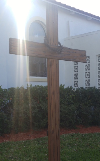 Easter Cross for Howey Community Church 2017